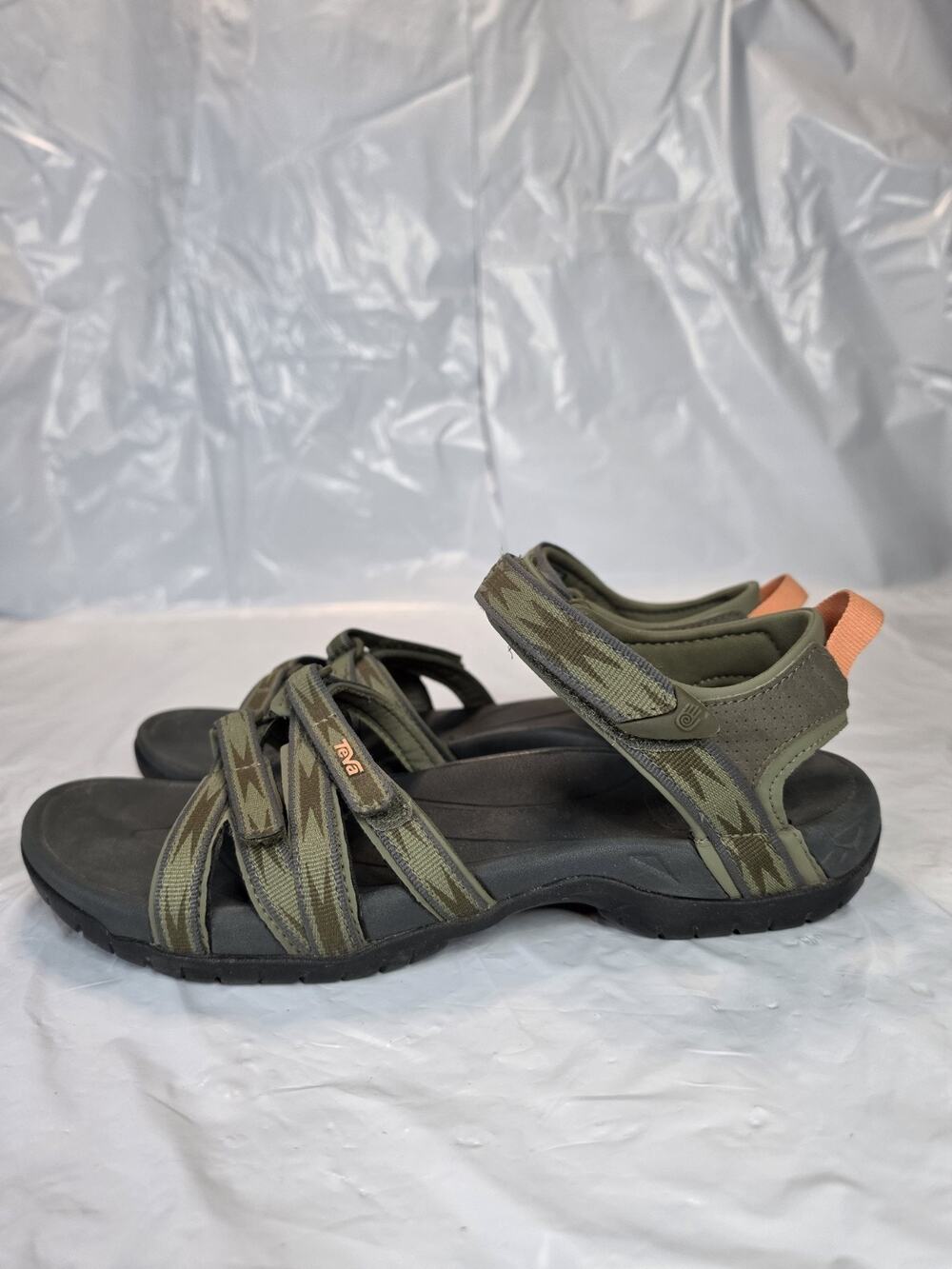 Teva Women's Tirra Outdoor Sport Sandal Olive Size 11 US Open Toe Hiking Shoe